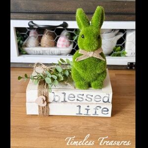 Blessed Life Bunny Bookstack